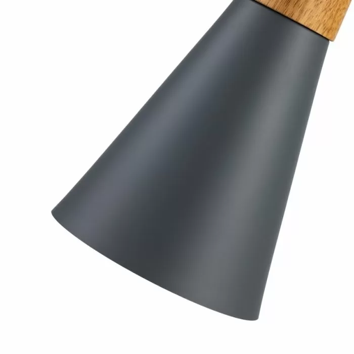 LP5019-1P Suspensie Scandiv Gray Lampardi 1x60w E27/H50-120cm D16cm - img 9