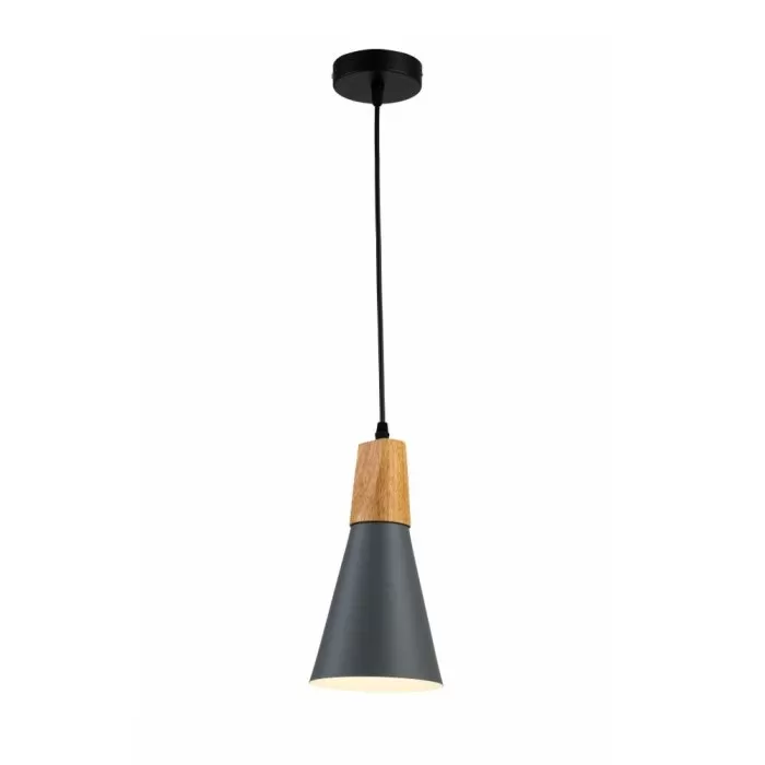 LP5019-1P Suspensie Scandiv Gray Lampardi 1x60w E27/H50-120cm D16cm - img 3