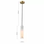 LP5284-1P Suspensie white MARBLE Lampardi 60*250 - img 3