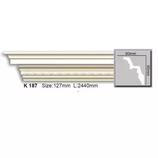 K187 Cornisa cu ornament Harmony 90x90x2440