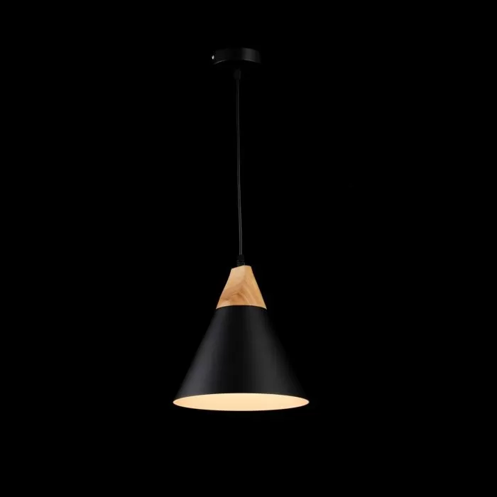 LP5020-1P Suspensie Scandiv Black Lampardi 1x60w E27/H50-120cm D20cm - img 2