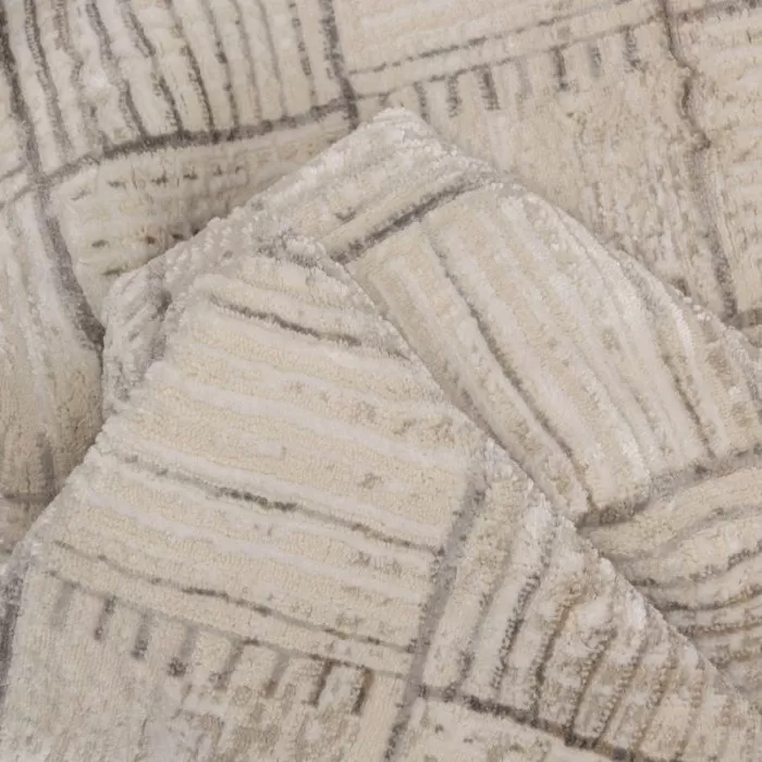 K734A Cream/ Grey Covor Kilim 120 x 170 Milat - img 5