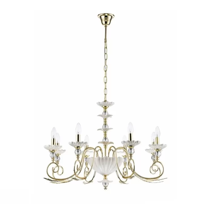 CLN182-8 Lustra Cellini 8x40w E14/H70-120cm D80cm - img 1