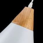 LP5021-1P Suspensie Scandiv White Lampardi 1x60w E27/H50-120cm D20cm - img 8