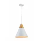 LP5021-1P Suspensie Scandiv White Lampardi 1x60w E27/H50-120cm D20cm - img 1