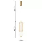 LP5262-1P Lustra Meshka Lampardi D190*390MM/30W/4000K - img 3