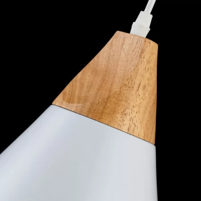 LP5021-1P Suspensie Scandiv White Lampardi 1x60w E27/H50-120cm D20cm - img 8