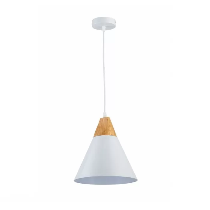 LP5021-1P Suspensie Scandiv White Lampardi 1x60w E27/H50-120cm D20cm - img 3