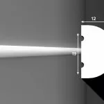 M012 (MX012) Molding duropolimer 19*12*2000mm Cosca (44buc. - 1 cut.)  - img 2