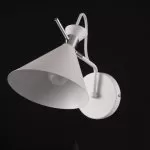 LP574-1W Aplica Ystad White Lampardi 1x60w E27/ H25cm D17cm - img 3