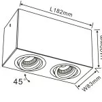 FL803-2C Lustra Cuadro Flitz  - img 3
