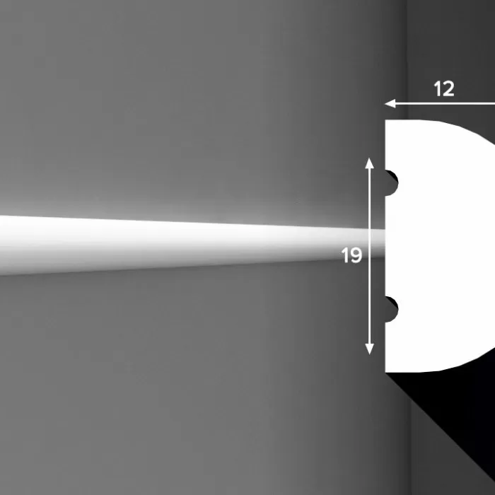 M012 (MX012) Molding duropolimer 19*12*2000mm Cosca (44buc. - 1 cut.)  - img 2