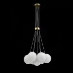 LP5086-7P Lustra Moon Lampardi 7*G9	L400*W400/4000k bronz - img 4
