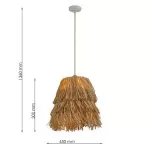 LP5282-D45 Lustra Empuria Lampardi E27 LED 1*7W/D450*1370 - img 3
