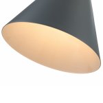 LP5023-1P Suspensie Scandiv Gray Lampardi 1x60w E27/H50-120cm D20cm  - img 5