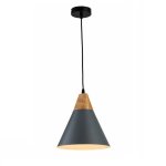 LP5023-1P Suspensie Scandiv Gray Lampardi 1x60w E27/H50-120cm D20cm  - img 1