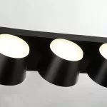 LP740-3 Aplica Capito Black Lampardi 3x12w LED/H12cm D38cm - img 5