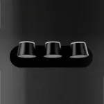 LP740-3 Aplica Capito Black Lampardi 3x12w LED/H12cm D38cm - img 4
