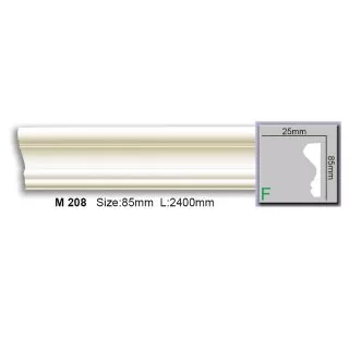 M208 (AD311) Molding ornament Harmony 85x25x2400