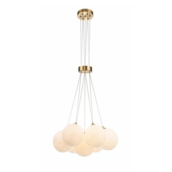 LP5086-7P Lustra Moon Lampardi 7*G9	L400*W400/4000k bronz - img 1