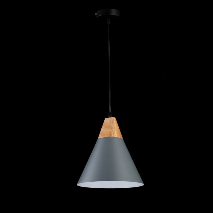 LP5023-1P Suspensie Scandiv Gray Lampardi 1x60w E27/H50-120cm D20cm  - img 7