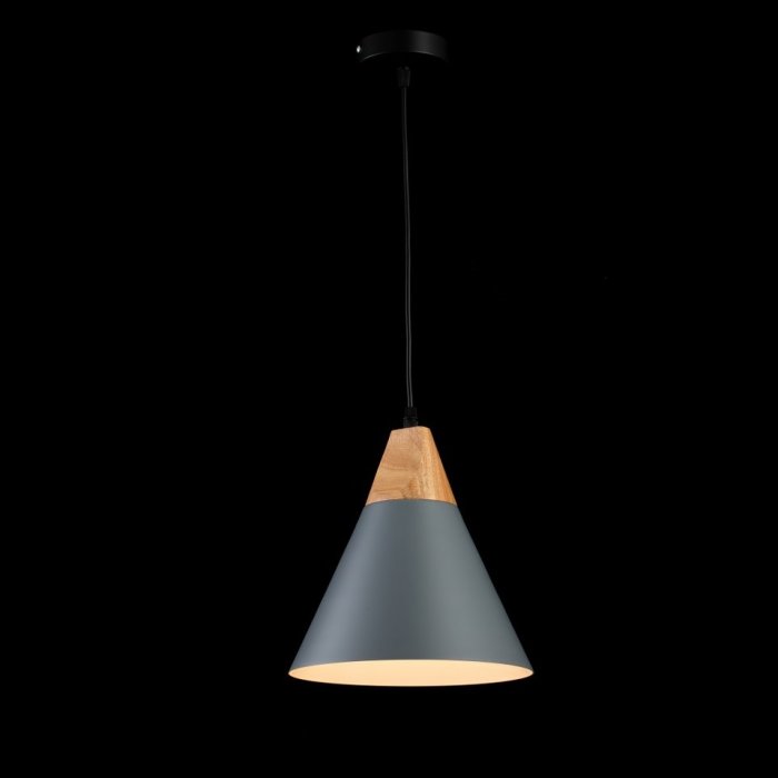 LP5023-1P Suspensie Scandiv Gray Lampardi 1x60w E27/H50-120cm D20cm  - img 6