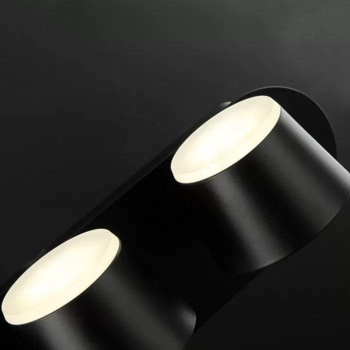 LP740-3 Aplica Capito Black Lampardi 3x12w LED/H12cm D38cm - img 8