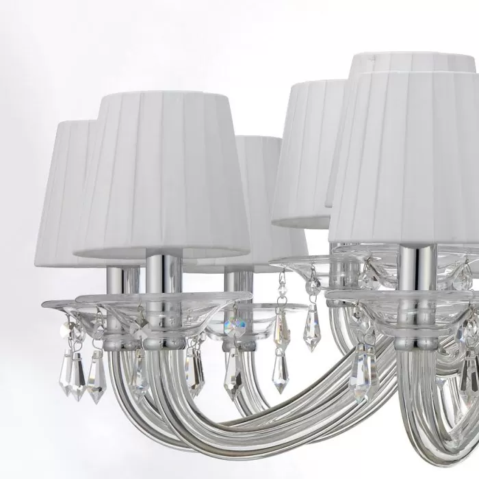 LP130-15 Lustra Monille Lampardi 15x40w E14/ H50-120cm D80cm - img 3