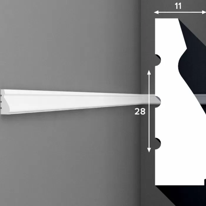 M013 (MX013)  Molding duropolimer 28*11*2000mm Cosca (38 buc-1 cutie) - img 2