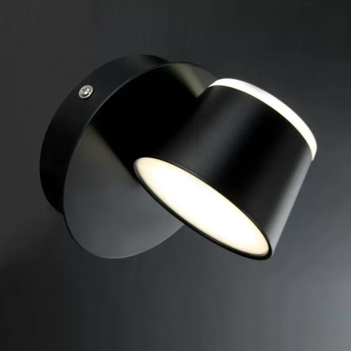 LP740-1 Aplica Capito Black Lampardi 1x12w LED/H12cm D12cm  - img 6