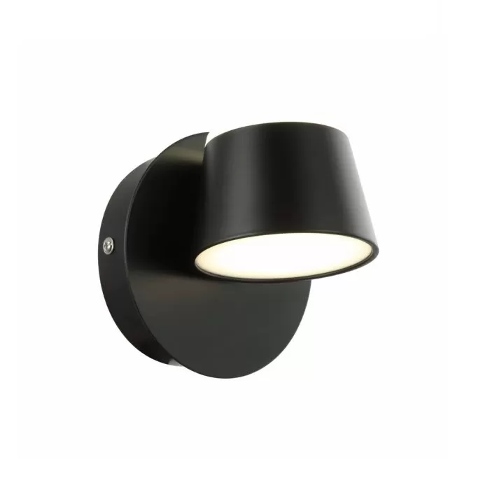 LP740-1 Aplica Capito Black Lampardi 1x12w LED/H12cm D12cm  - img 1