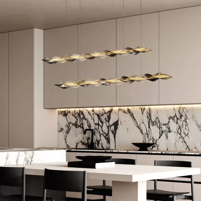 CLN127-L100x2 Lustra ICY Cellini chrome - img 2