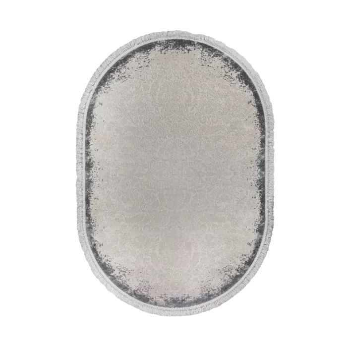 1861D_A1414 Bej/Grey Covor Aysil 160 x 230_Oval - img 1