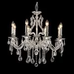 LP310-8 Lustra Ludovic Lampardi 8x40w E14/ H66-100cm D74cm - img 3