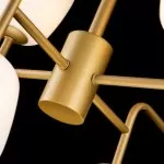 LP697-8 Lustra Manfred Gold Lampardi 8x50w G9/H55-130cm D95CM - img 6