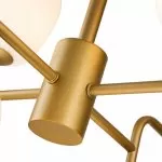 LP697-8 Lustra Manfred Gold Lampardi 8x50w G9/H55-130cm D95CM - img 5