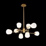 LP697-8 Lustra Manfred Gold Lampardi 8x50w G9/H55-130cm D95CM - img 4