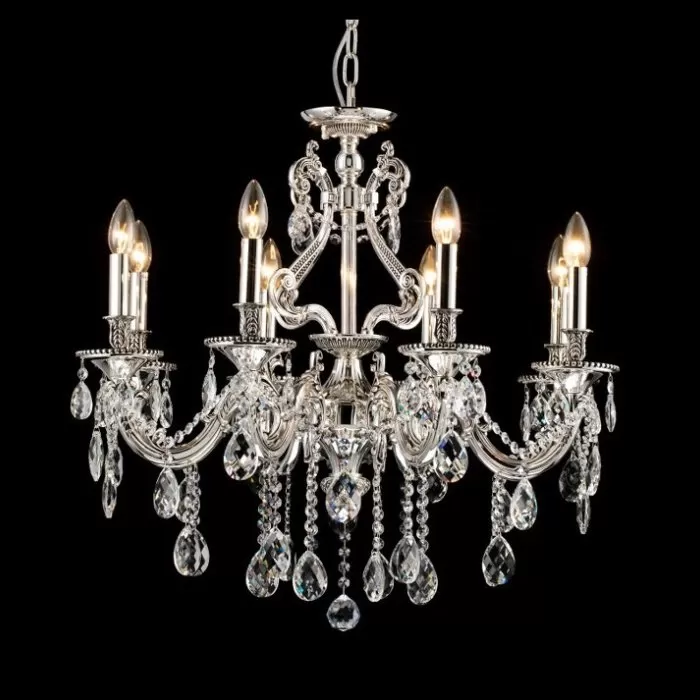 LP310-8 Lustra Ludovic Lampardi 8x40w E14/ H66-100cm D74cm - img 3