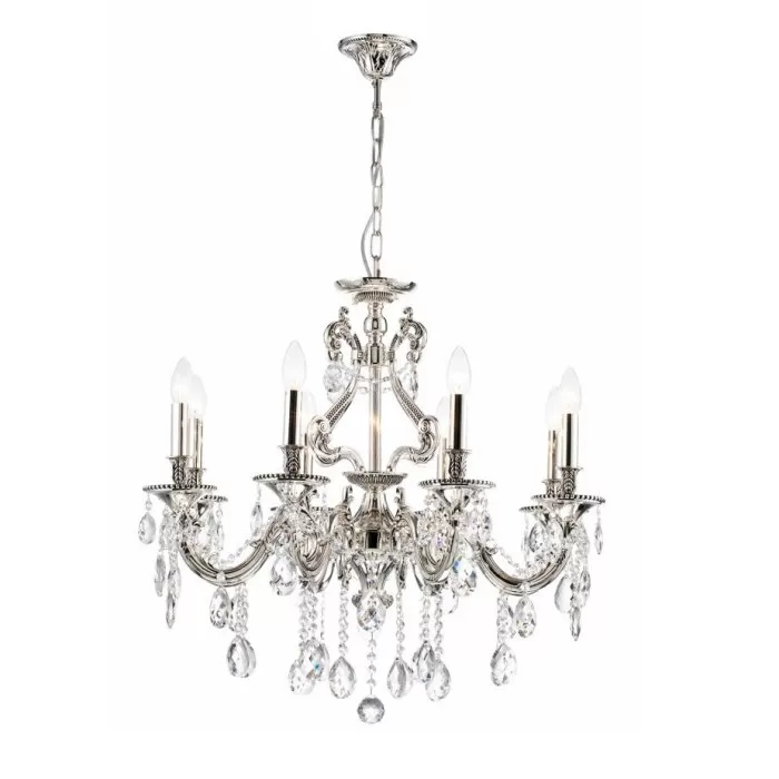 LP310-8 Lustra Ludovic Lampardi 8x40w E14/ H66-100cm D74cm - img 1