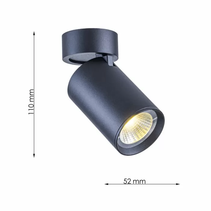 LP5249-1WC Aplica IOS Lampardi D52*110mm/Black/GU10 - img 3