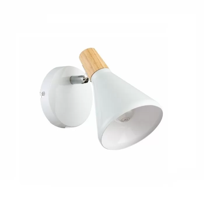 LP756-1W Aplica Lemnos White Lampardi 1x60w E27/H15cm D12cm - img 3