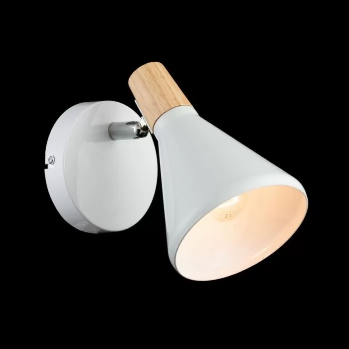 LP756-1W Aplica Lemnos White Lampardi 1x60w E27/H15cm D12cm - img 2