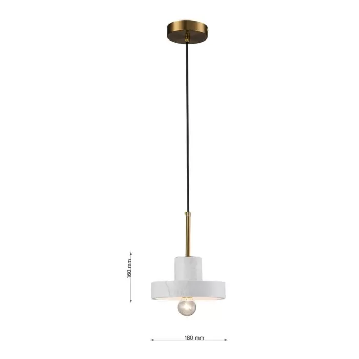 LP5174-1P Suspensie white MARBLE Lampardi - img 3