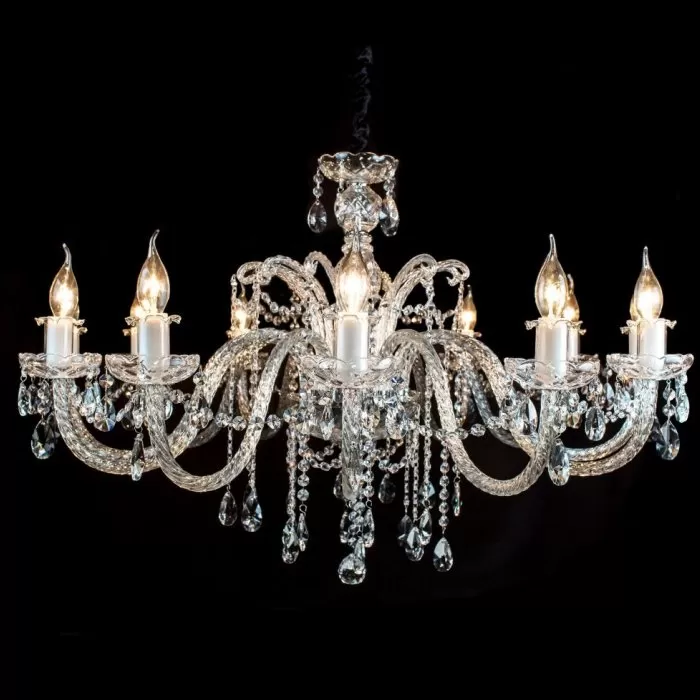LP104-12 Lustra Elena Lampardi 12x40w E14/ H63-145cm D95cm - img 1