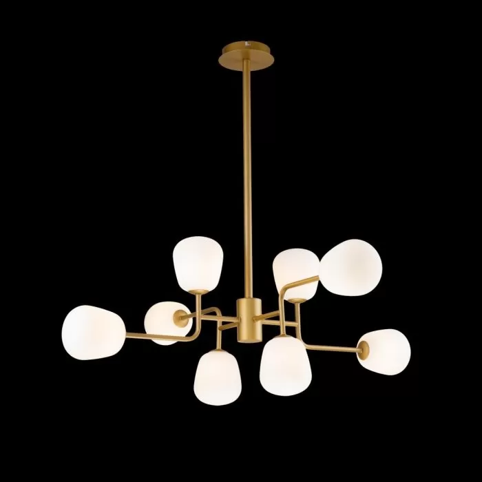 LP697-8 Lustra Manfred Gold Lampardi 8x50w G9/H55-130cm D95CM - img 4