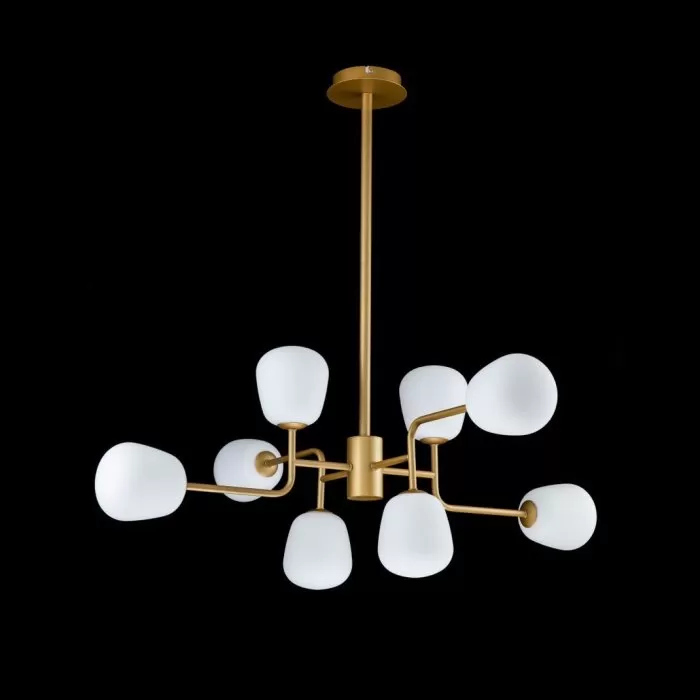 LP697-8 Lustra Manfred Gold Lampardi 8x50w G9/H55-130cm D95CM - img 2