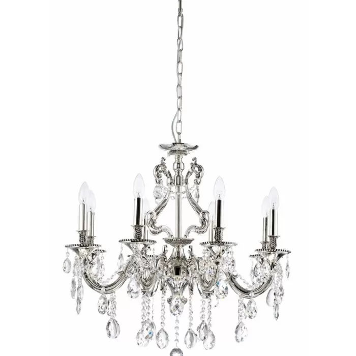 LP310-8 Lustra Ludovic Lampardi 8x40w E14/ H66-100cm D74cm - img 4