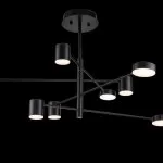 LP591-8C Lustra Spider Lampardi 8x7w LED/H70-85cm D103cm - img 2