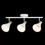 LP756-3W Aplica Lemnos White Lampardi 3x60w E27/H14-16cm D53cm - img 2