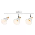 LP756-3W Aplica Lemnos White Lampardi 3x60w E27/H14-16cm D53cm - img 1